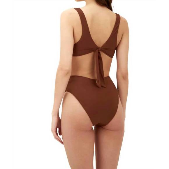 NEW MALAI danza one piece in earth brown - Picture 2 of 2